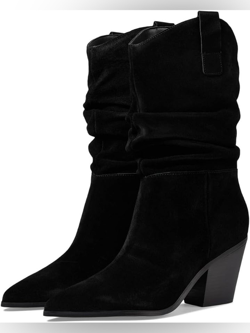 Nine West Kadon Black Slouch Bootie